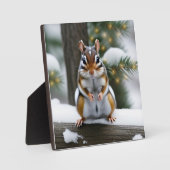 Sweetie Pie Chipmunk Fotoplatte (Vorderseite)