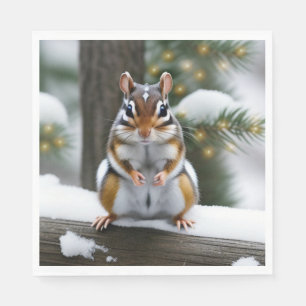 Sweetie Pie Chipmunk Serviette