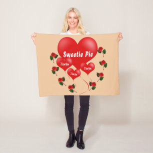 Sweetie Pie Fleece Decke