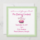 Sweetie Pie Kuchen Einladung (Rückseite)
