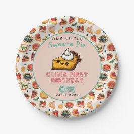 Sweetie Pie - Pi Day 1. Geburtstag Party Pappteller