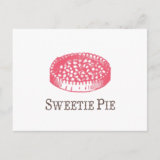 Sweetie Pie Postcard Postkarte (Vorderseite)