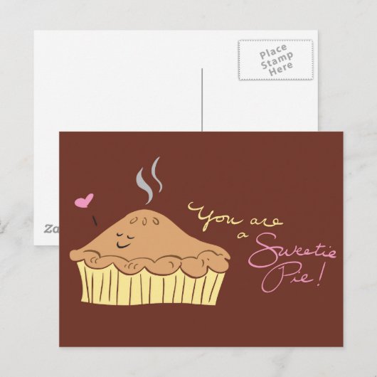 Sweetie Pie Postkarte (Vorne/Hinten)