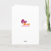 Sweetie Pie Valentine's Card Feiertagskarte (Rückseite)