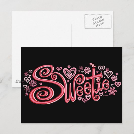 Sweetie Postkarte (Vorne/Hinten)