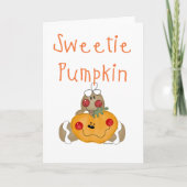 Sweetie Pumpkin Karte (Vorderseite)