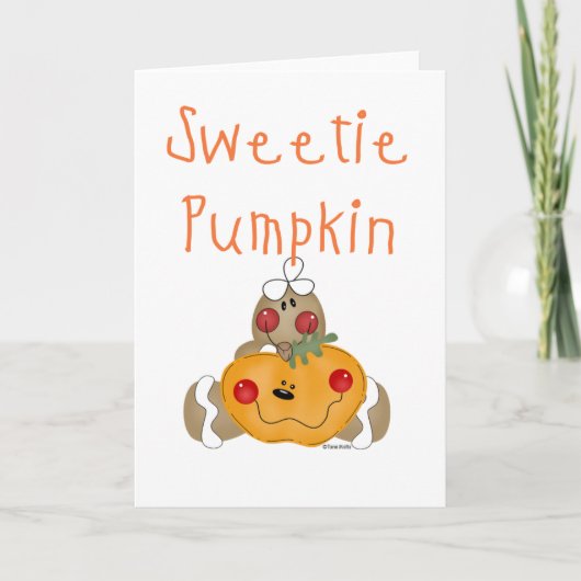 Sweetie Pumpkin Karte (Vorderseite)