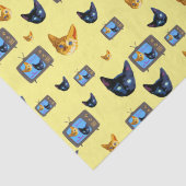 Sweetie & the Beep Kitten Tissue Seidenpapier (Detail)