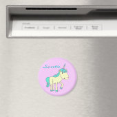 Sweetie the Unicorn Magnet - (In Situ (Geschirrspüler))