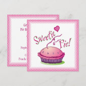 Sweetie-Torten-Torten-Backen-Einladung Einladung (Vorne/Hinten)