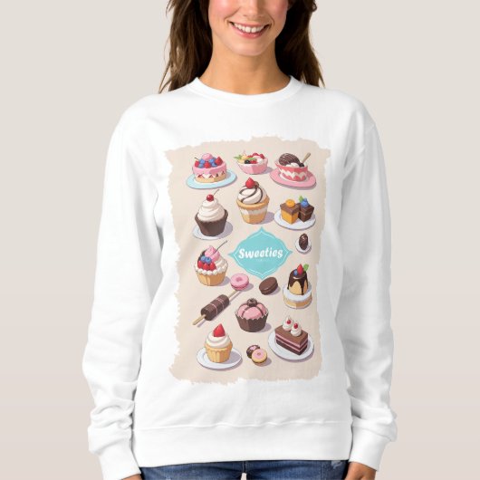 Sweeties Frauengrundhemd Sweatshirt (Vorderseite)