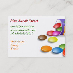 Sweeties, Fräulein Sarah Sweet Visitenkarte