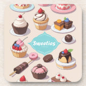 Sweeties harter Kunststoff-Untersetzer Getränkeuntersetzer (Vorderseite)