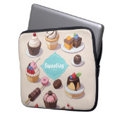 Sweeties Neopren Laptop Ärmel 13 Zoll Laptopschutzhülle (Vorderseite Links)