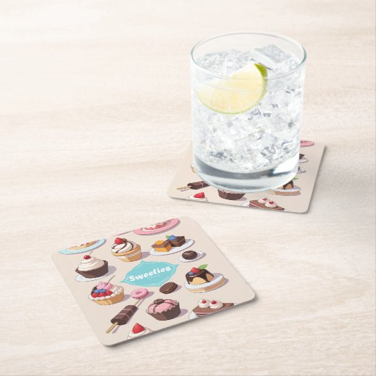 Sweeties Paper Untersetzer (Vor Ort)