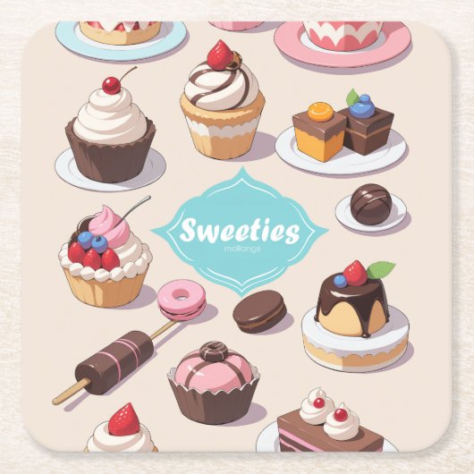 Sweeties Paper Untersetzer (Vorderseite)