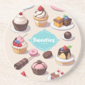Sweeties Sandstone Untersetzer (Vorne)