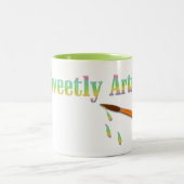 Sweetly Artistic Zweifarbige Tasse (Mittel)
