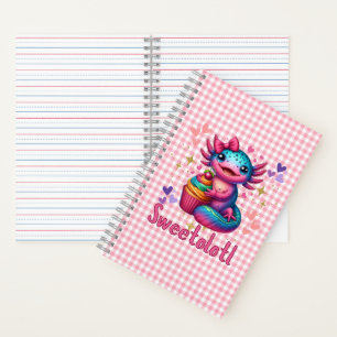 Sweetolotl Vibes Axolotl Cuteness Lovers Notizblock