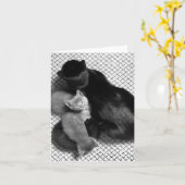 Sweetpea Gruß-Karte Karte (Gelbe Blume)