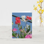 Sweetpeas Anmerkungs-Karte Karte (Gelbe Blume)