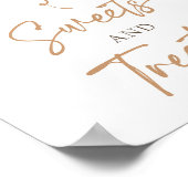 Sweets and Treats Teddy Bear Balloon Birthday  Poster (Ecke)