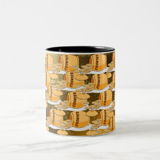 Sweets Dessert Food Cookie Jar Chocolate Zweifarbige Tasse