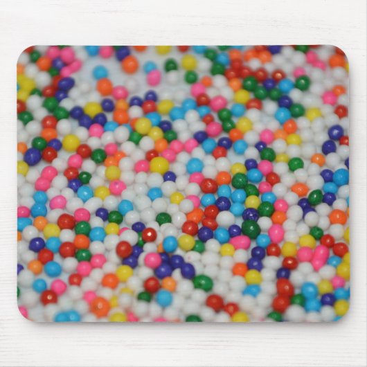 Sweets Dessert Rainbow Pattern Cake Cupcake Art Mousepad (Vorne)