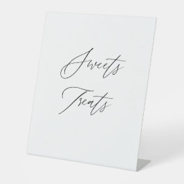 Sweets & Treats Wedding Sign | Dessert Table Sign  Sockelschild