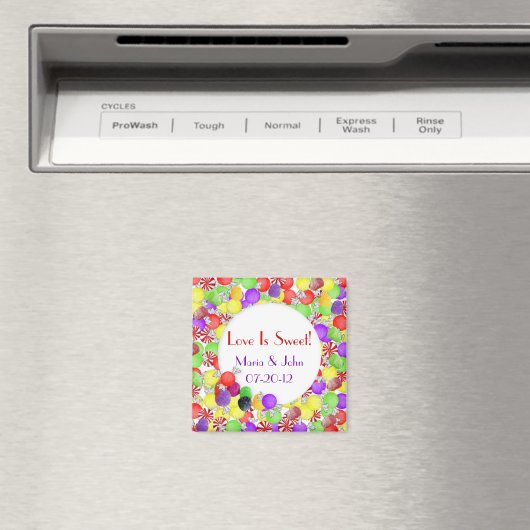 Sweets Weddingmagnet Magnet (In Situ (Geschirrspüler))