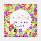 Sweets Weddingmagnet Magnet (Vorne)