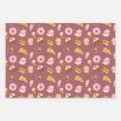 Sweets Wrapping Paper Geschenkpapier Set (Vorderseite 3)
