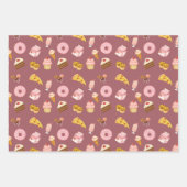 Sweets Wrapping Paper Geschenkpapier Set (Vorderseite 2)