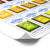 SweetStone Candy Flavor List Poster (Ecke)