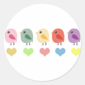 SweetTweet Runder Aufkleber (Vorderseite)