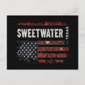 Sweetwater Texas Postkarte (Vorderseite)