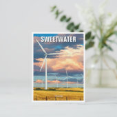 Sweetwater Texas Travel Postkarte (Stehend Vorderseite)