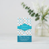 Sweety-Baby-Blau Visitenkarte (Stehend Vorderseite)