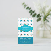 Sweety-Baby-Blau Visitenkarte (Stehend Vorderseite)