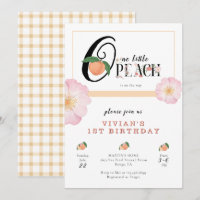 Sweety Little Peach 1. Geburtstag