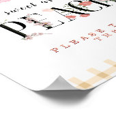 Sweety Little Peach Gevor Sign Poster (Ecke)