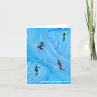 Swell Birthday Card Dankeskarte