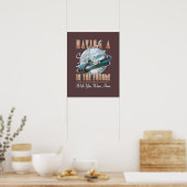 "Swell Time in the Future" (16x20") Poster (Küche)