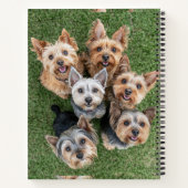 SwePlayful Puppy Dog Notebook Personalisiert Notizblock (Rückseite)
