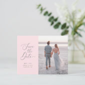 Swept Letters Postkarte (Stehend Vorderseite)