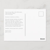 Swept-Letters Postkarte (Rückseite)