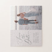 Swept Letters Save the Date Puzzle (Vertikal)