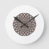 SWERVE acrylic wall clock Runde Wanduhr (Vorderseite)