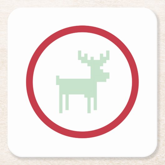 Sweter Wetter-Papier-Untersetzer Rechteckiger Pappuntersetzer (Vorderseite)