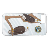 SWFEC Adler-Paar-Kunst-Telefon-Hüllen Case-Mate iPhone Hülle (Rückseite (Horizontal))